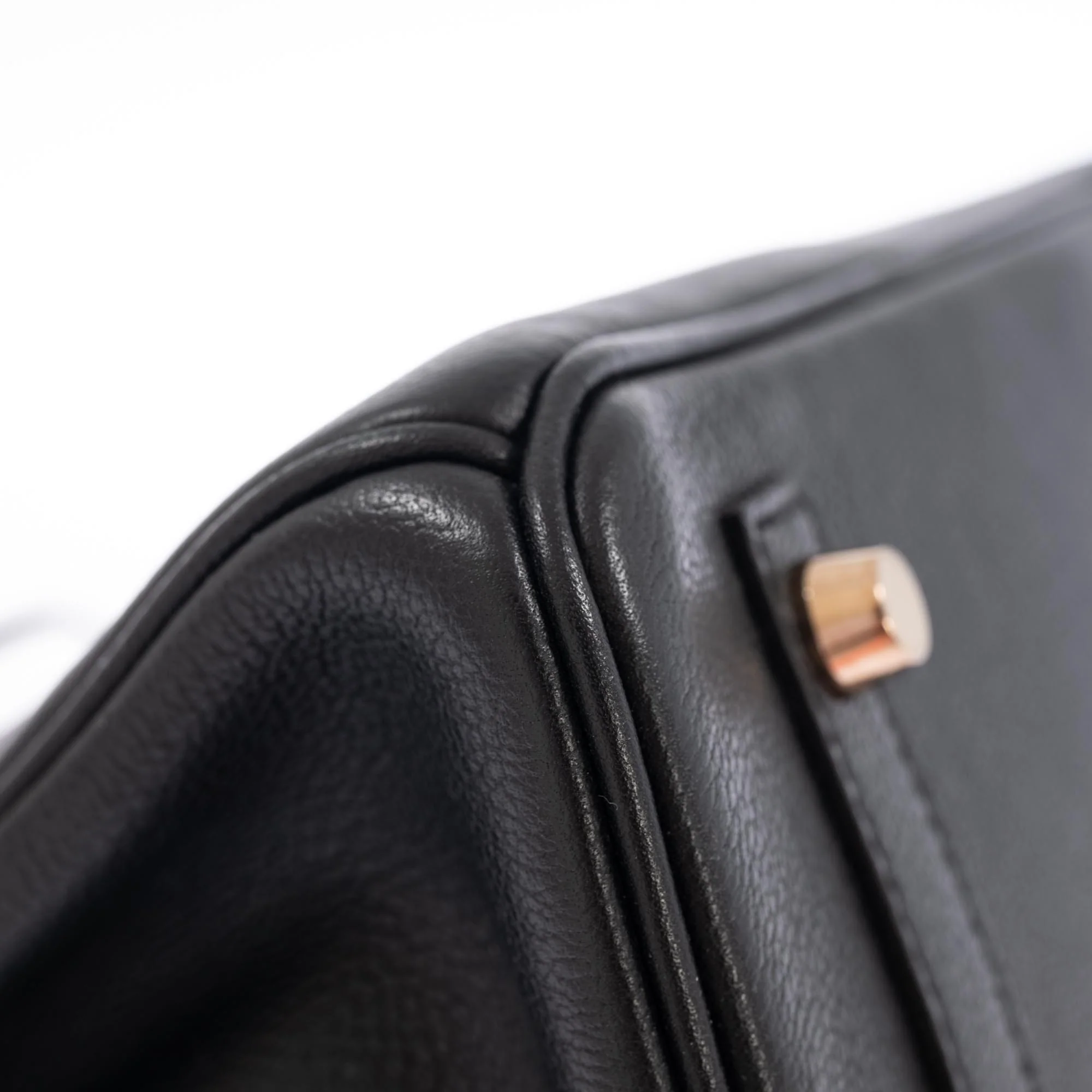 Hermès Birkin 30 Touch Black Shiny Niloticus Crocodile and Novillo Gold Hardware