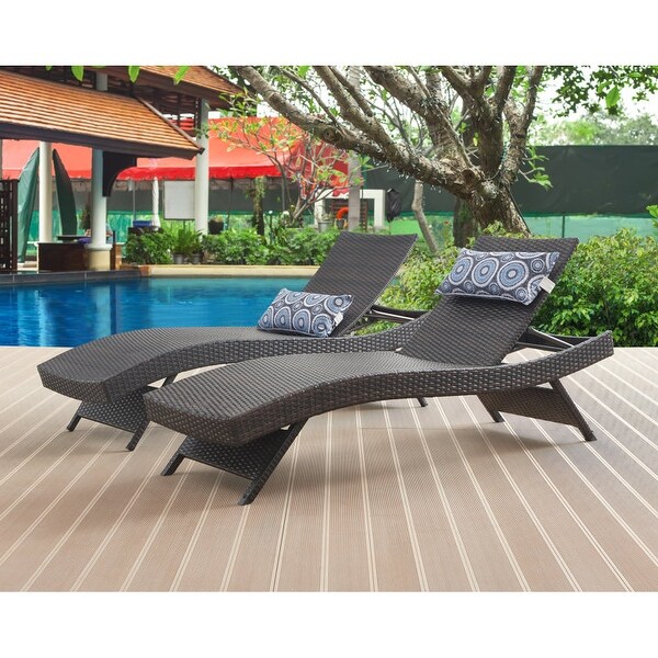 All Weather Wicker Chaise Lounge