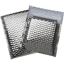 7x22 x 6 3/4x22 Silver Glamour Bubble Mailers, 72/Case