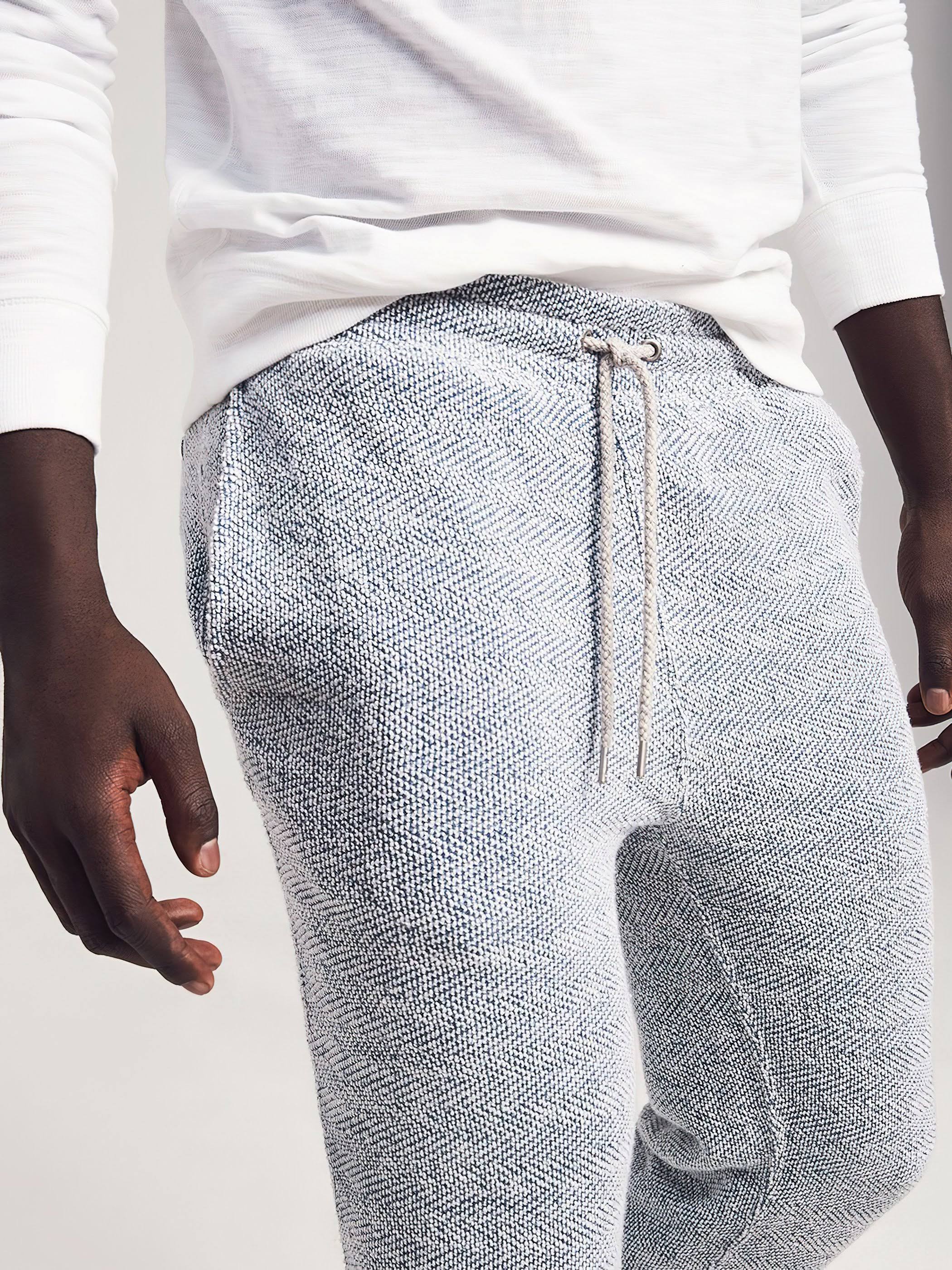 Faherty Men&s Whitewater Sweatpant - Medium - Whitewater