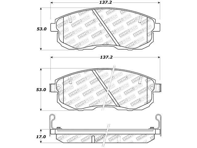 StopTech 308.06530 Street Brake Pads Front