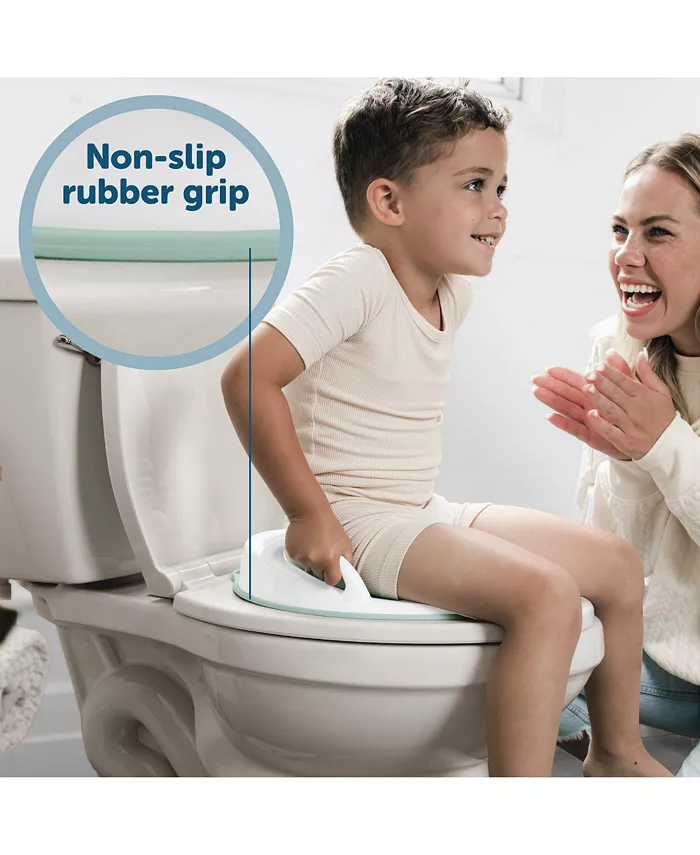 Jool Baby Potty Training Seat with Handles , Splash Guard, Non-Slip and Free Storage Hook - Unisex