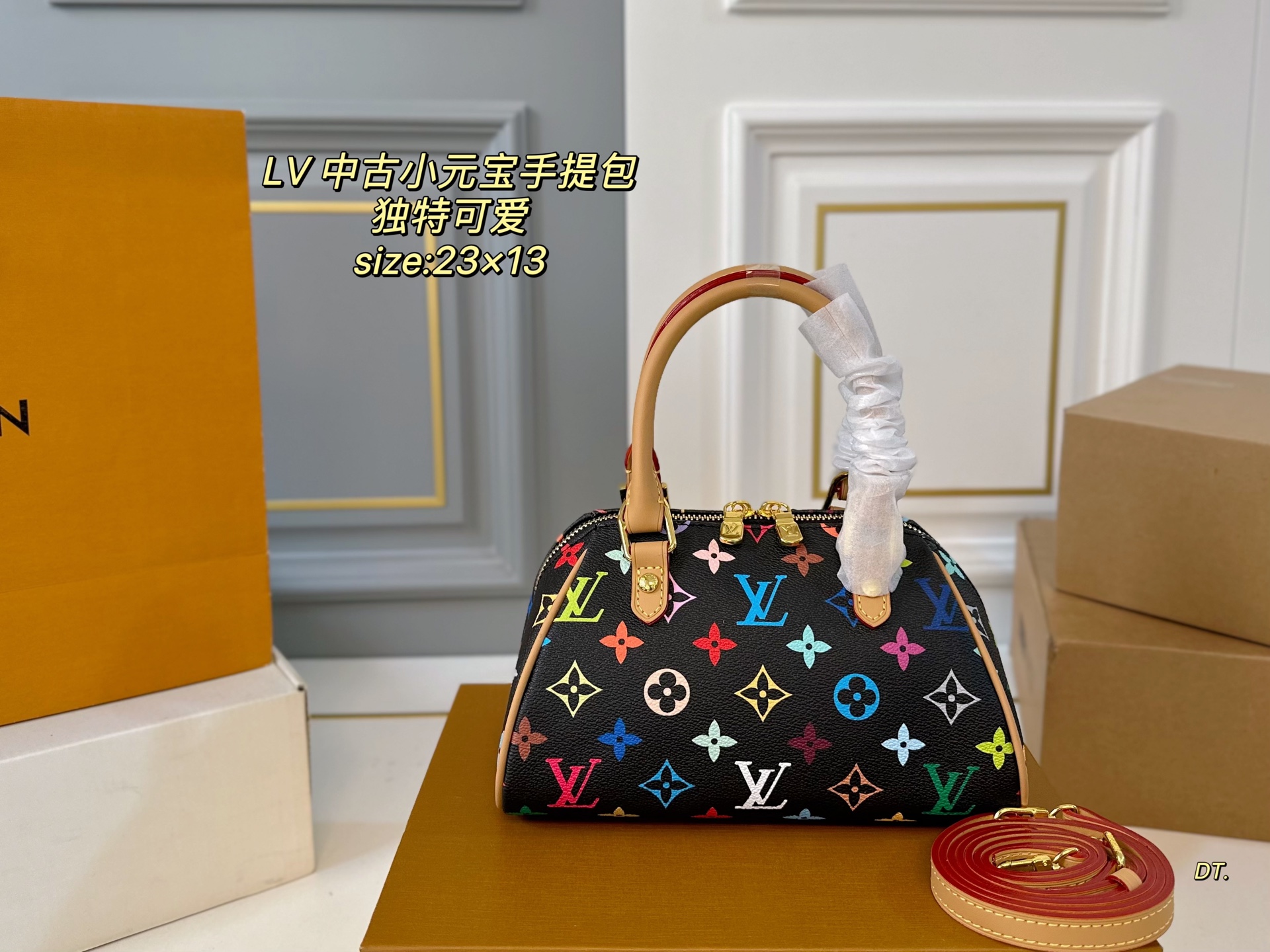 LV medium old flower small ingot handbag - cnluxepick