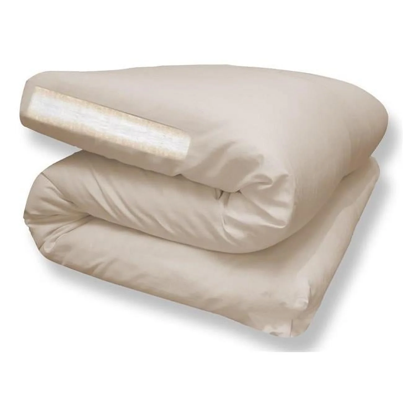 Honest Sleep  5 in. All Organic Wool Wrapped Organic Cotton Shiki Futon Soft Mattress - Eastern King Size