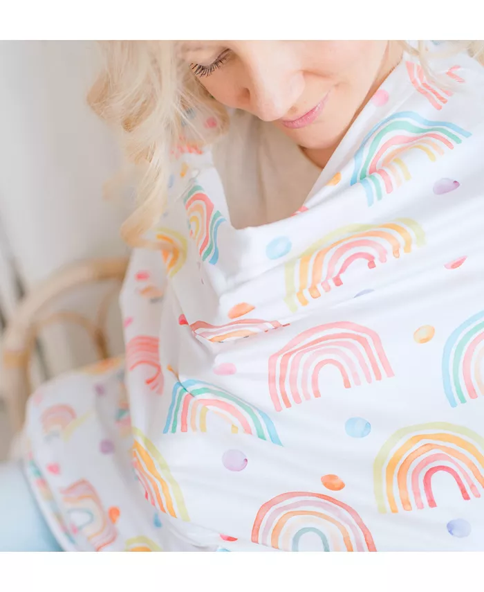 Honey Lemonade Multifunctional Nursing Cover Carseat Cover - Rainbow