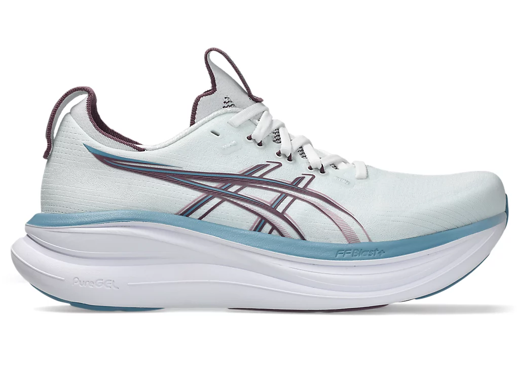 ASICS GEL-NIMBUS 28 Running Shoes Arctic Blue/Velvet Purple 1012B917-400