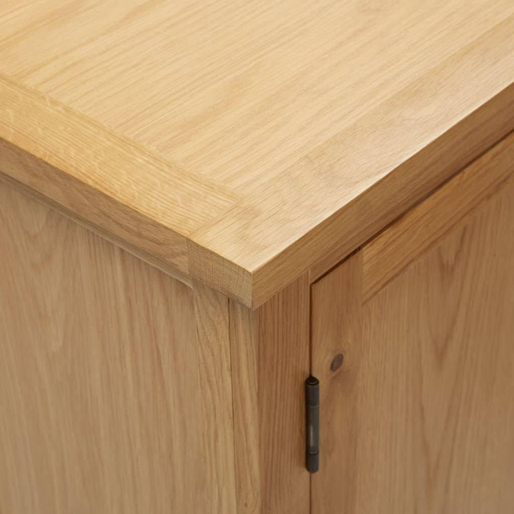 vidaXL Cupboard 17.7x22x12.6x22x33.5x22 Solid Oak Wood
