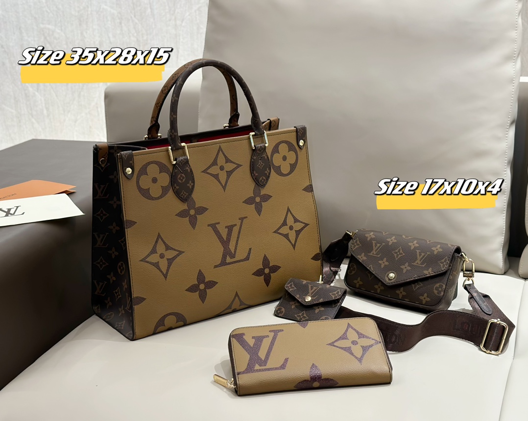 LV tote three piece combination set - cnluxepick