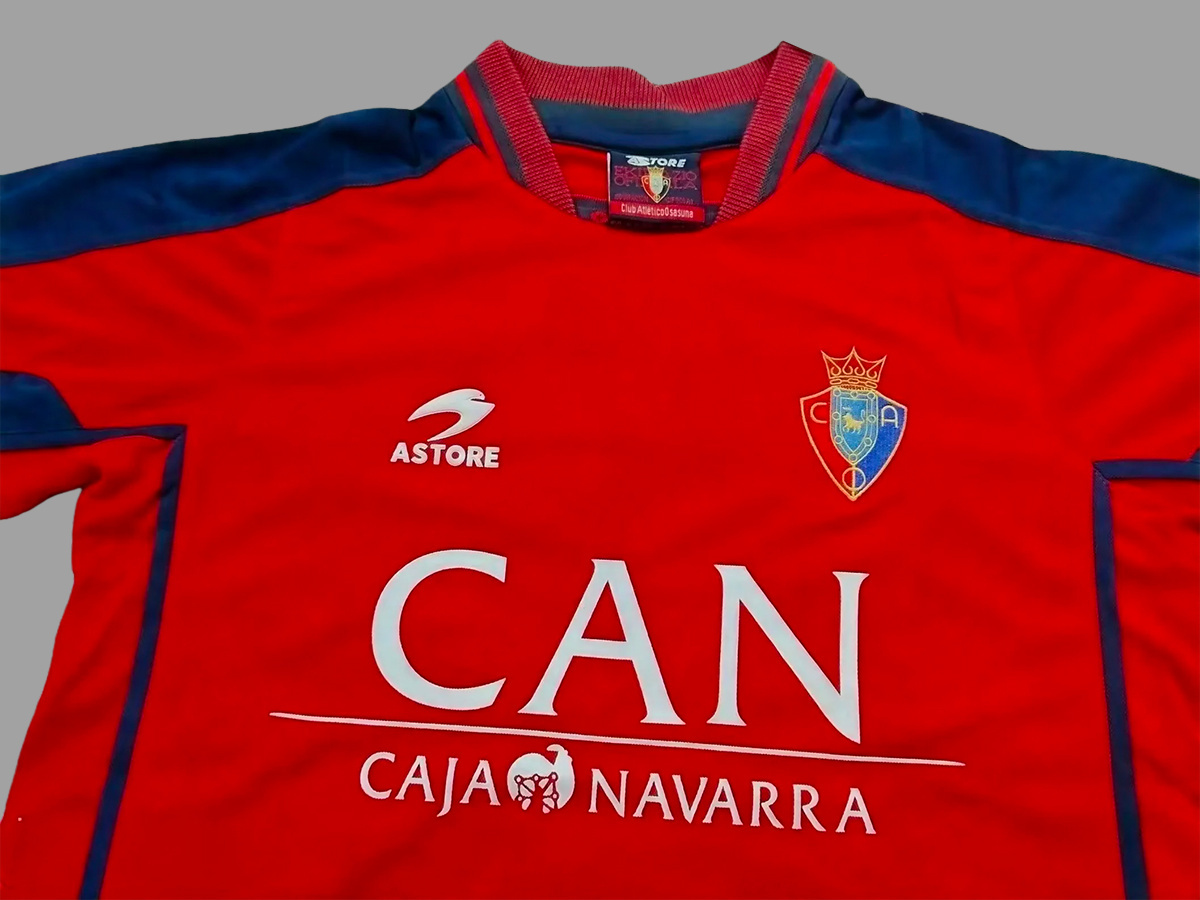 Retro 00/01 Osasuna Home Jersey S-XXL 3
