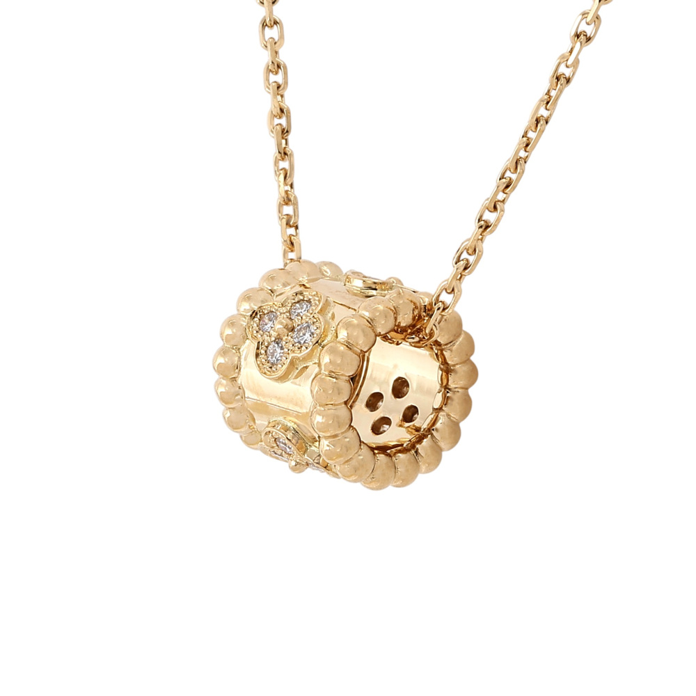 Van Cleef & Arpels Perlet Necklace 18K Yellow Gold Diamond