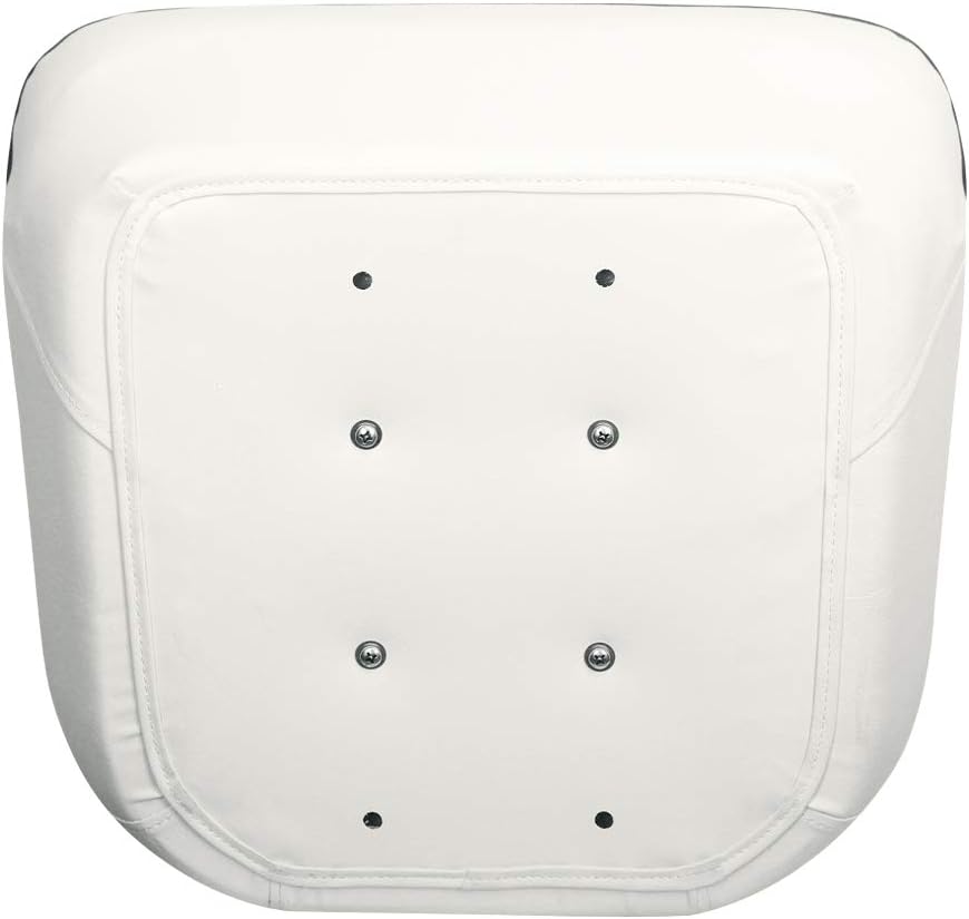 Bucket Pontoon Boat Seat (White/Blue)