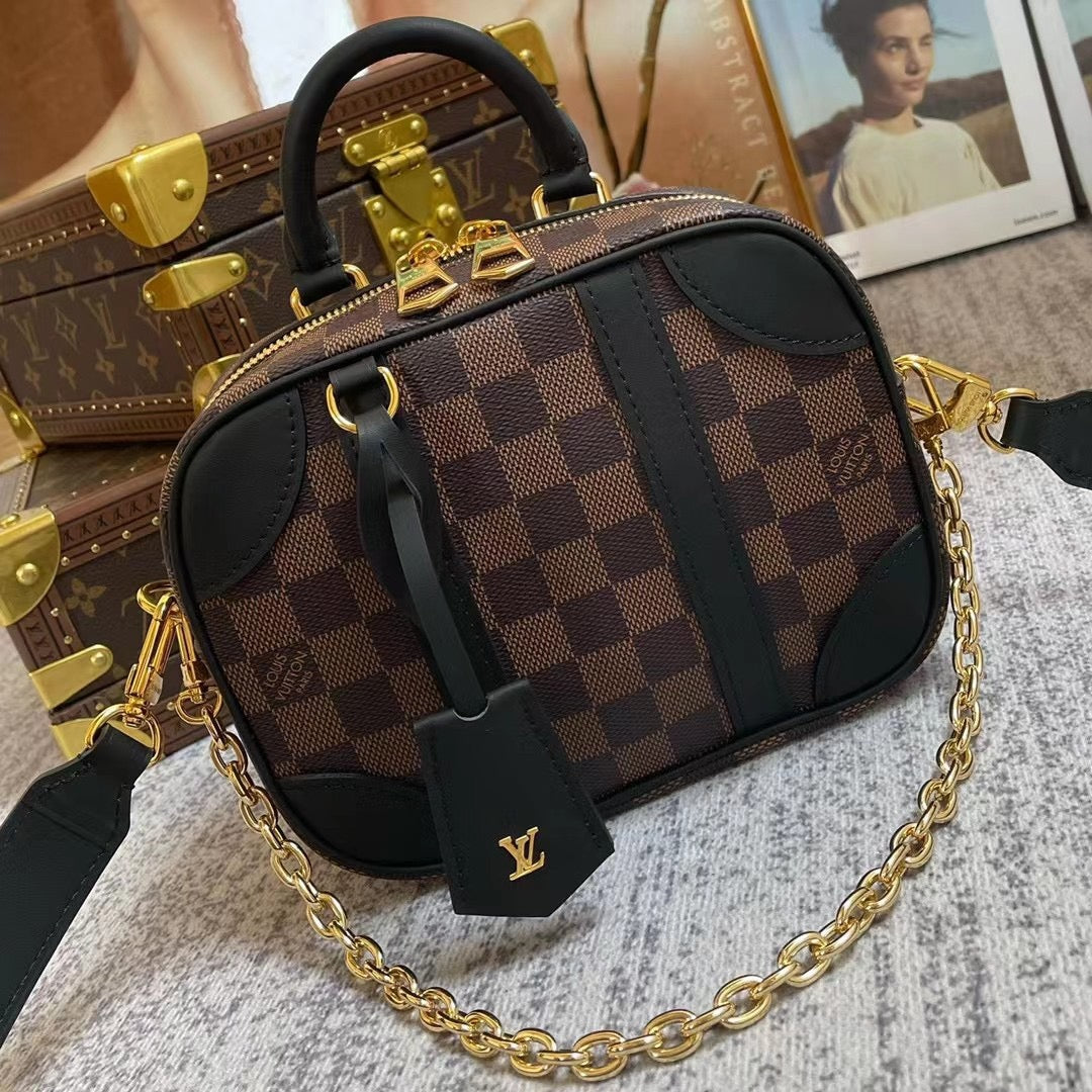 Louis Vuitton Valisette Souple Bb 19Cm Black