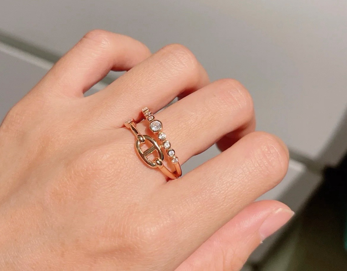 Hermès Double-Handle Pig Nose Ring - cnluxepick