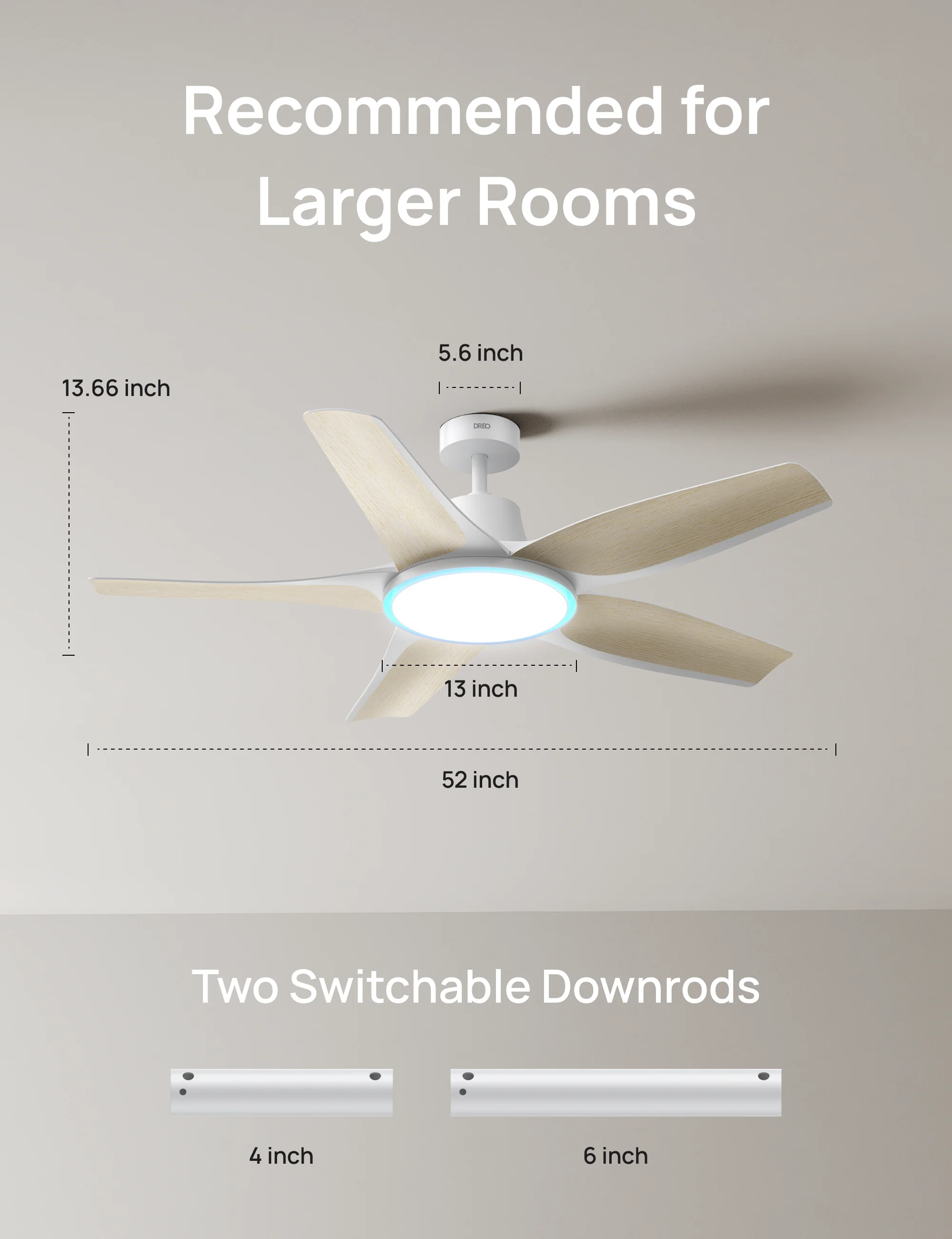 Smart Ceiling Fan CLF712S