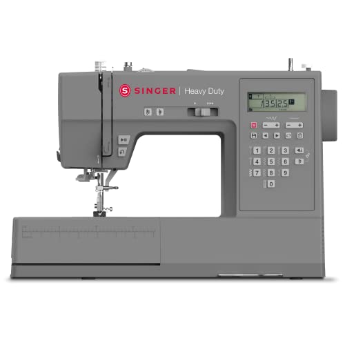 SINGER Heavy Duty 6700C Computerized Sewing Machine with Accessory Kit | Strong Motor with Enhanced Piercing Power, 411 Stitch Applications, LCD Screen, Full Metal frame & 1-step Buttonhole