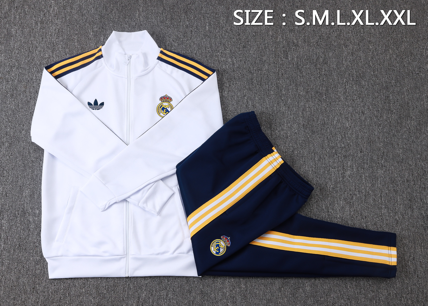 Real Madrid 26/27 Training Suit-White Full 3