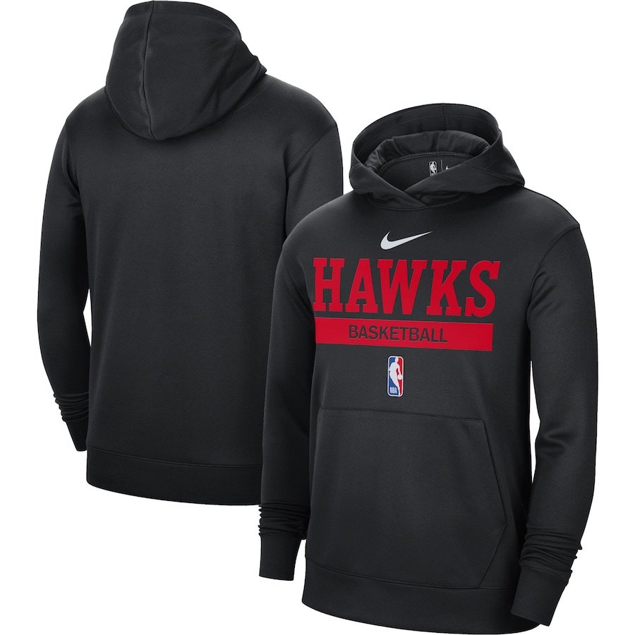 Men's Atlanta Hawks 2022/23 Spotlight On-Court Practice Performance Pullover Hoodie