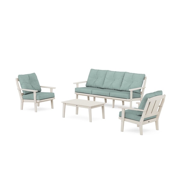 POLYWOOD Mission 4Piece Deep Seating Set with Sofa
