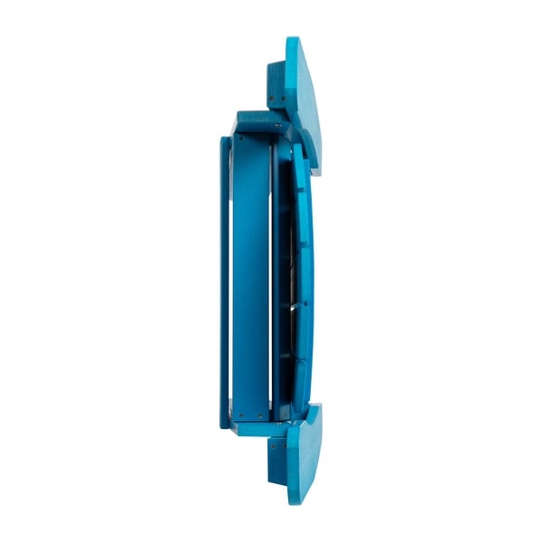 AllWeather Poly Resin Folding Adirondack Chair
