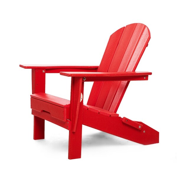 All Weather Folding Adirondack Chair,HDPE Recyclable Plastic