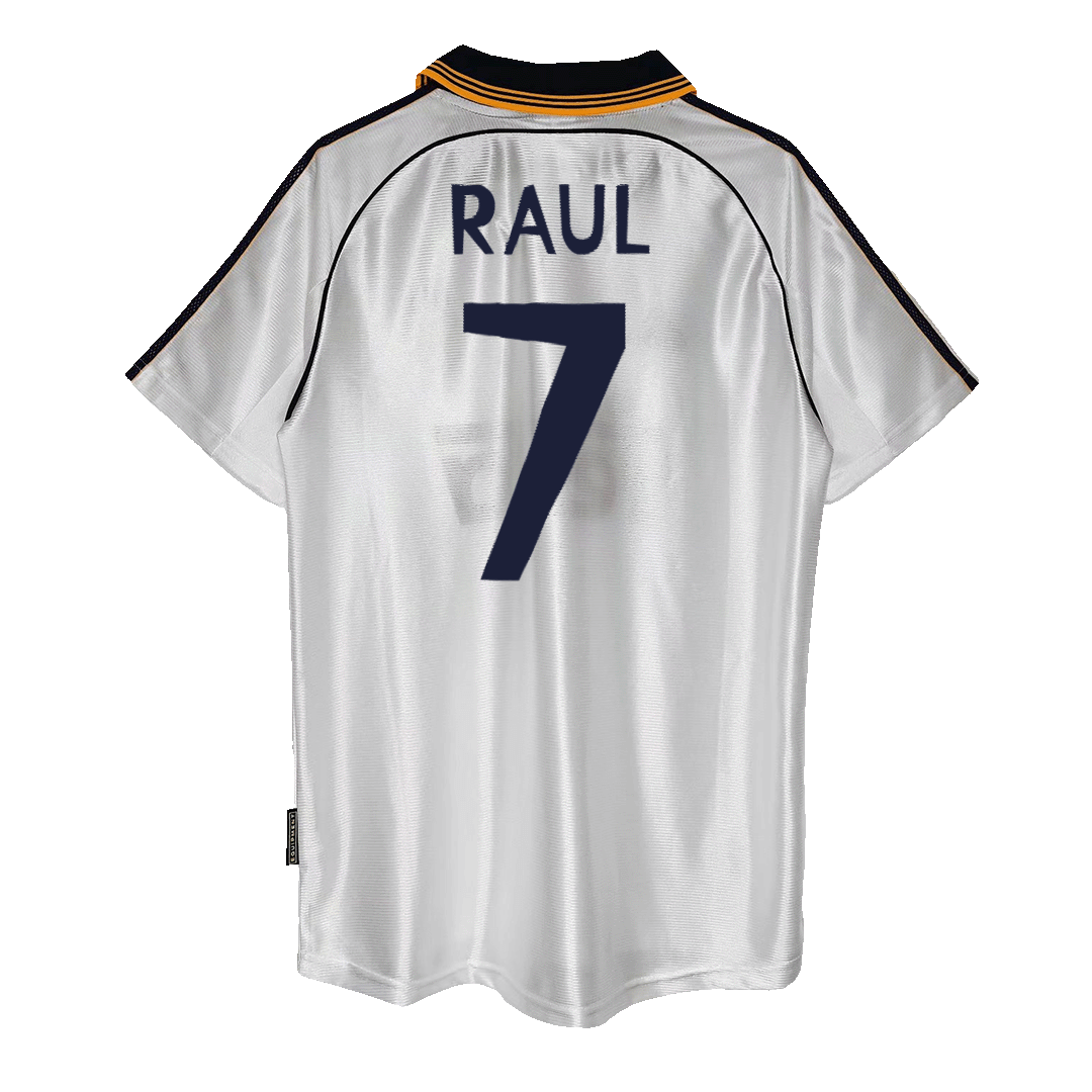 Retro Soccer Jersey RAUL #7 Real Madrid Home 1999/00