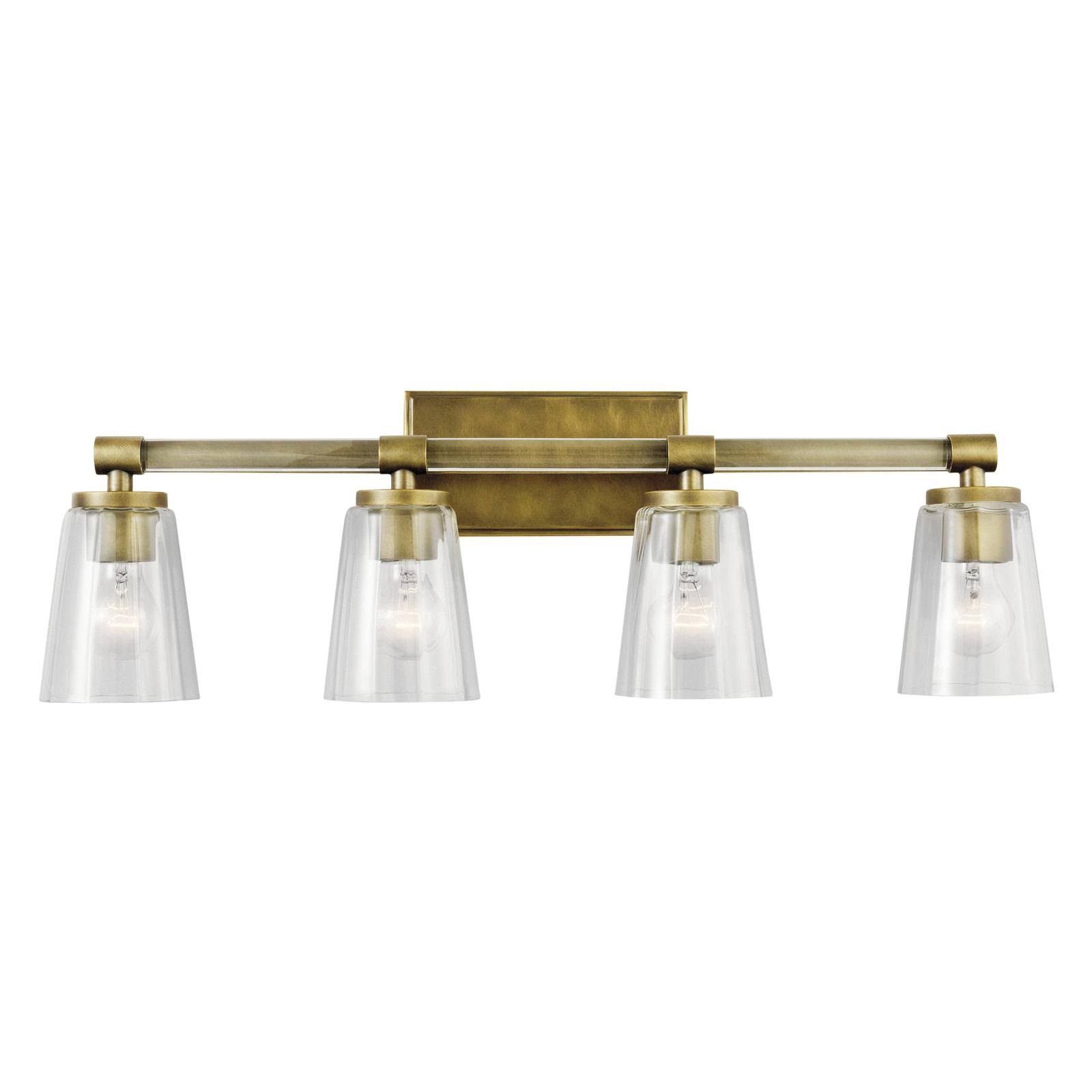 Kichler Audrea 4 Light Bath, Natural Brass - 45869NBR