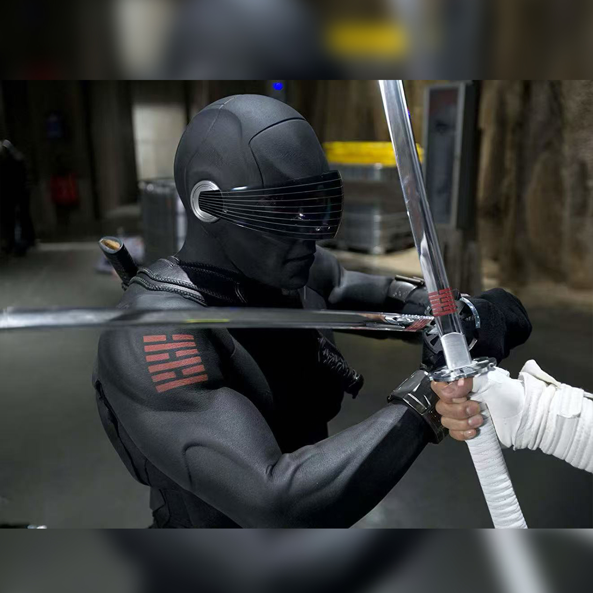 HY143 | G.I.Joe | Snake Eyes | Storm Shdow | T10 Steel | Katana | Black&White | Battle-Ready | Full-tang | Spartan Blades Club | CHEN'S SWORDS 1892 - Spartan Blades Club - 陳氏劍莊1892