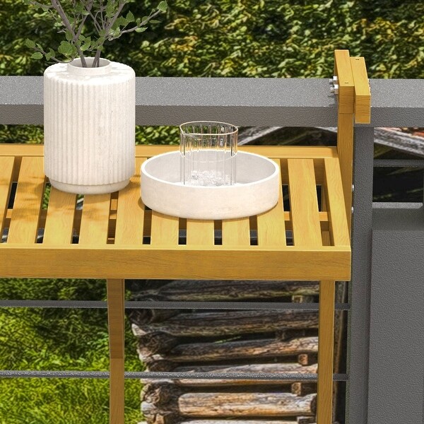 Balcony Railing Table
