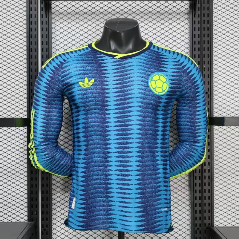 Player Version 2026 World Cup Colombia Away Jersey Long Sleeves