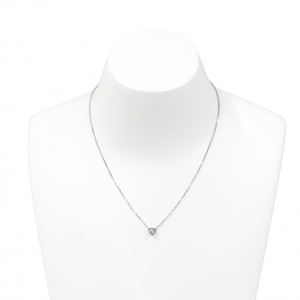 Cartier Damour (diamant Leger) Duhart Necklace 18K White Gold Diamond PI1083