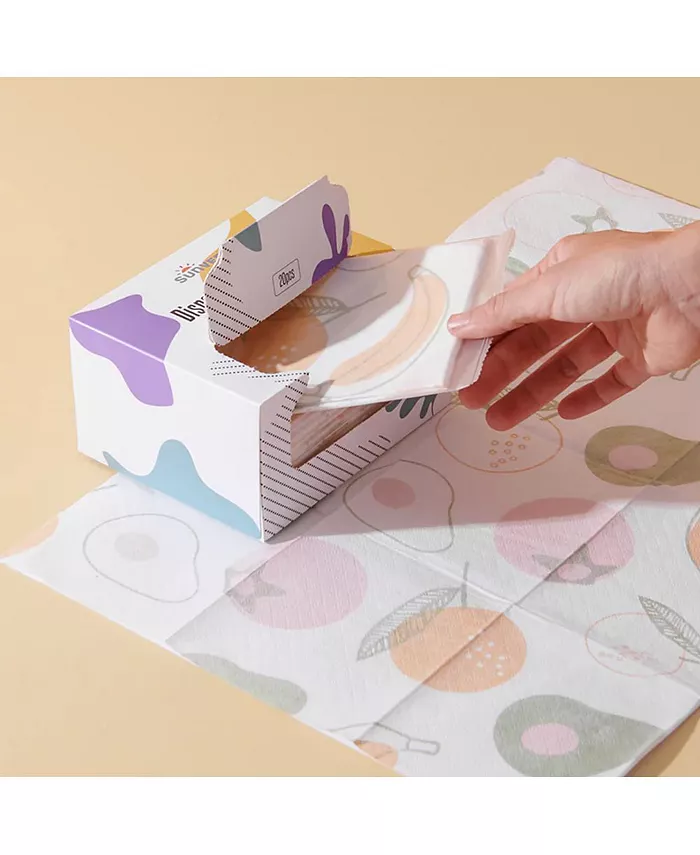 Sunveno Disposable Placemats for Kids Stick-On