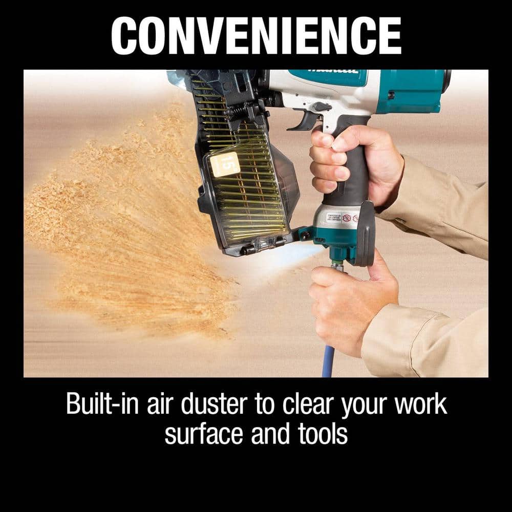 2-1/2 in. Pneumatic 15�ć Siding Coil Nailer AN613