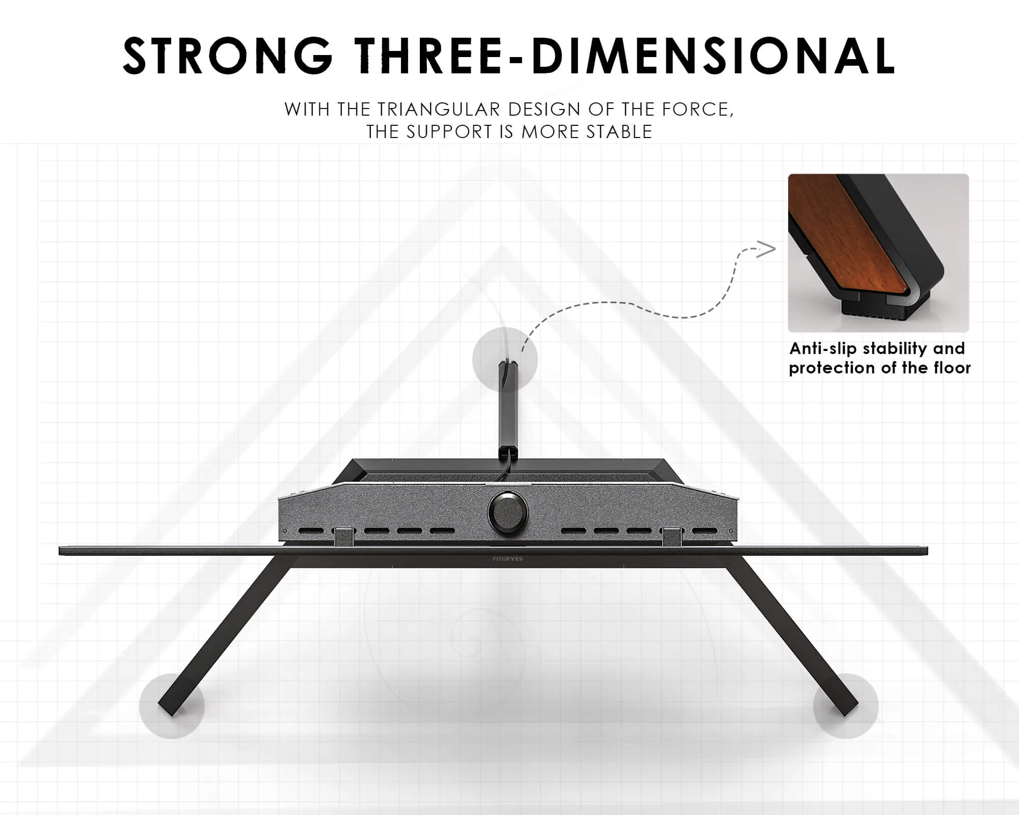 Picasso FT78 Corner TV Stand