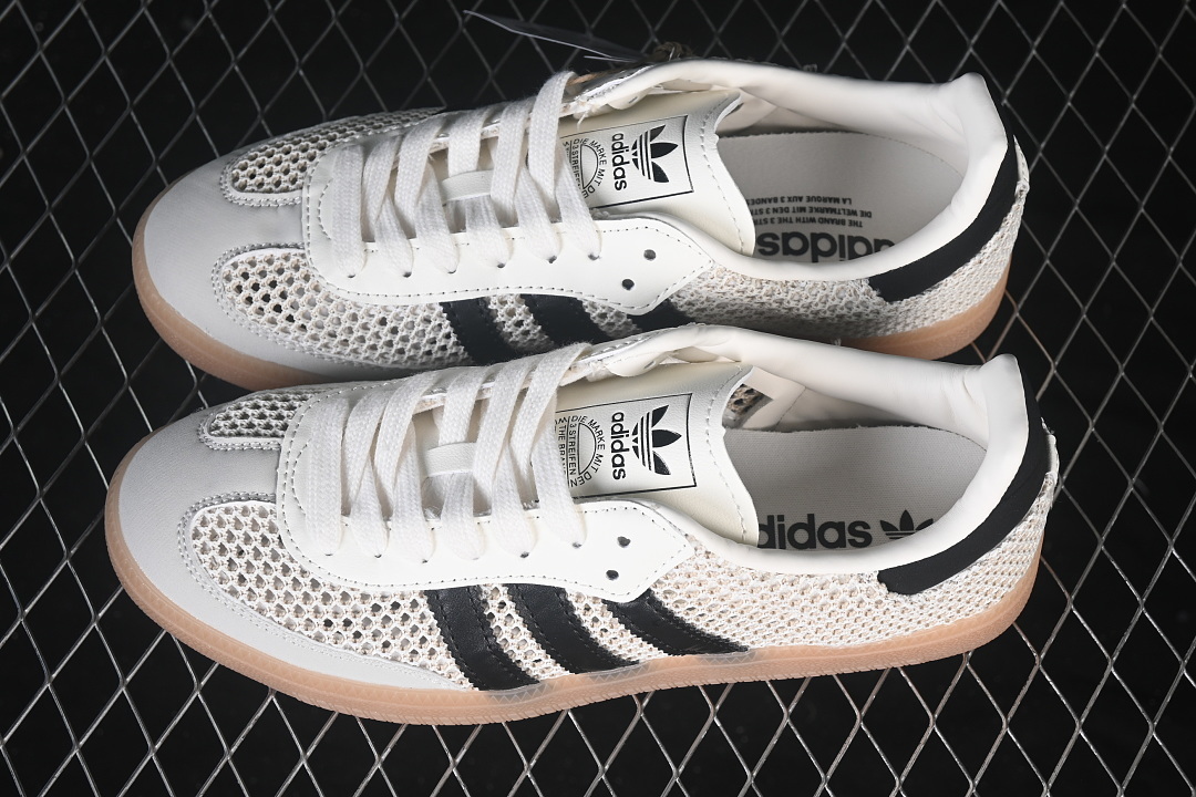 Adidas Samba Og Casual Sneakers Off White/Carbon/Gold Metallic IH4003
