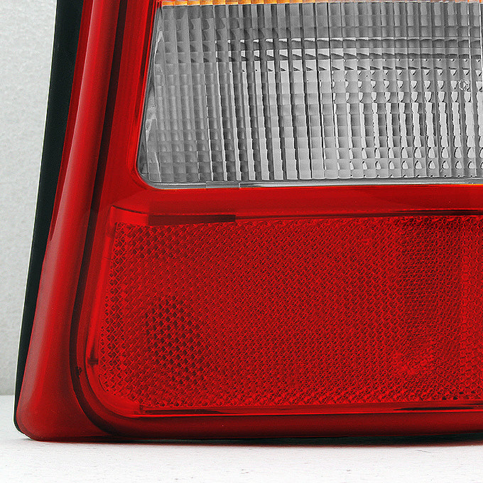 Fit 99-04 Jeep Grand Cherokee Red Amber Tail Lights L + R Replacement