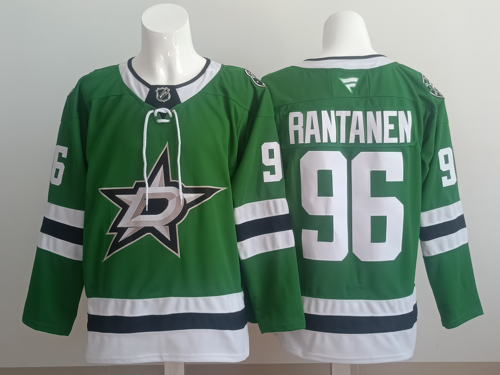 Men's Dallas Stars Mikko Rantanen #96 Fanatics Kelly Green Home Breakaway Jersey