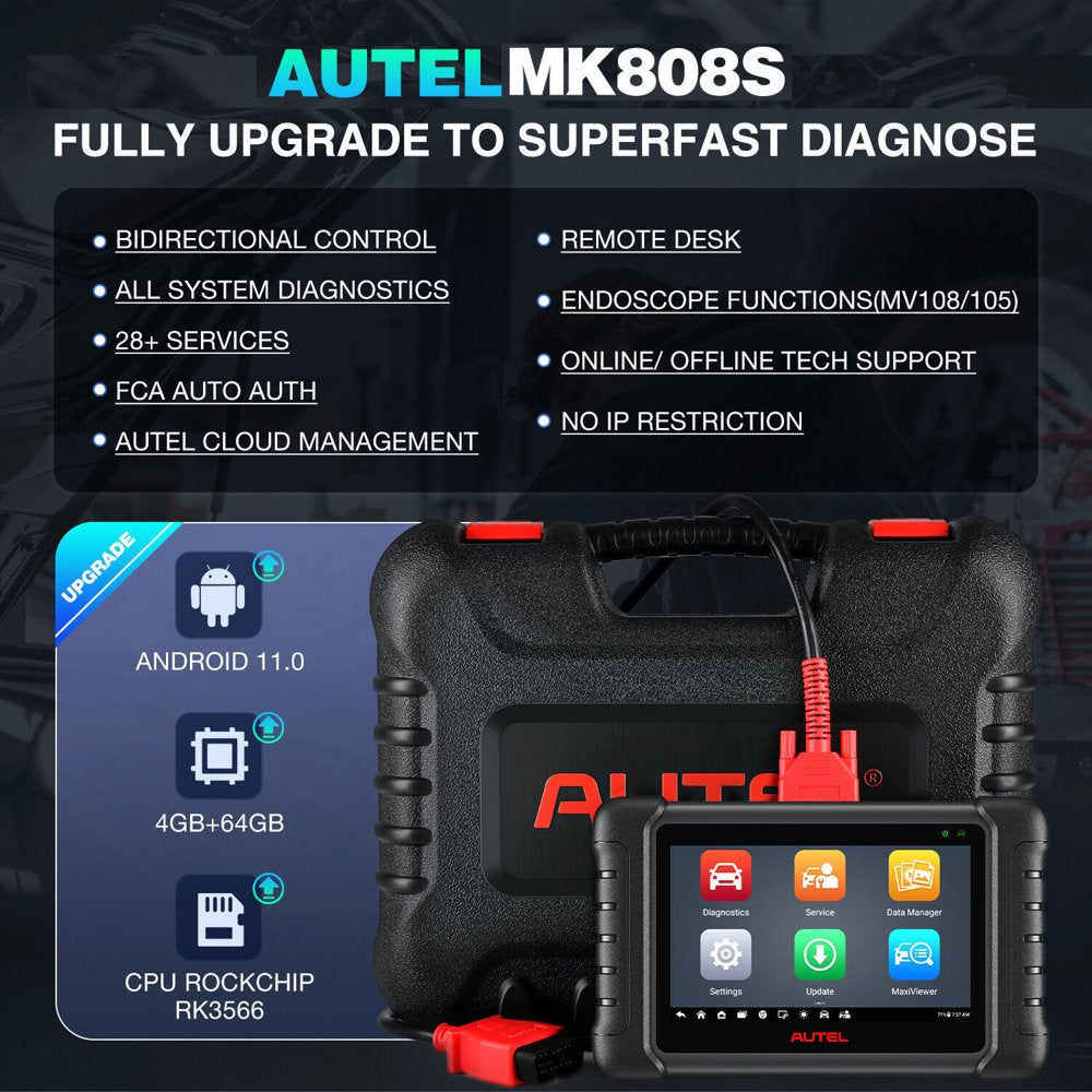 Autel Scanner Maxicom MK808S Car Diagnostic Scan Tool
