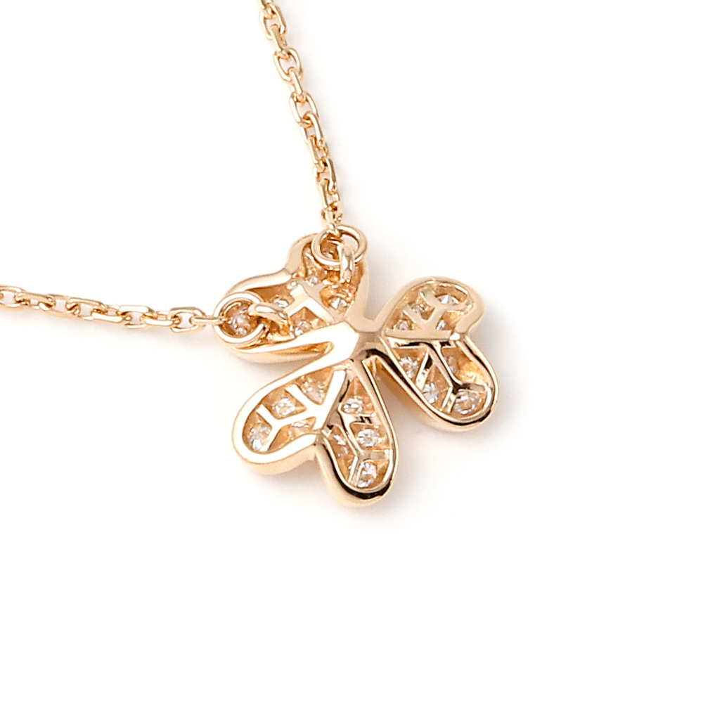 Van Cleef & Arpels Frivole Necklace 18K Rose Gold Diamond VCARP7RI00