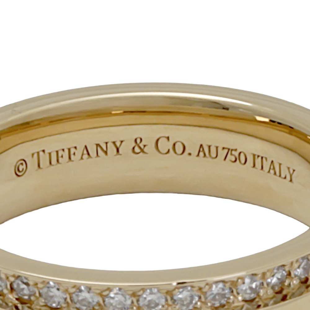 Tiffany & Co. Tiffany T Ring 18K Yellow Gold Diamond