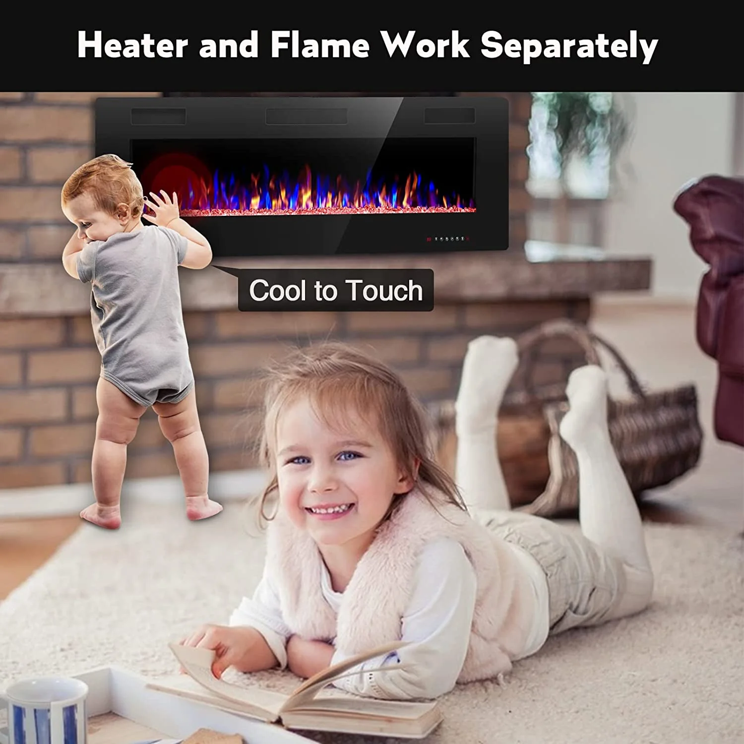 Electric Fireplace Recessed and Wall Mounted,830C3,836C3,842C3,850C3,860C3,868C3