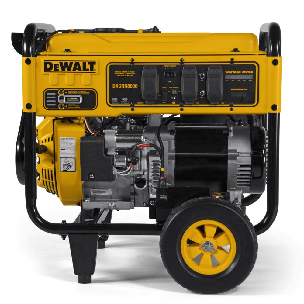 8000 Watt Portable Gas Generator; DXGNR8000