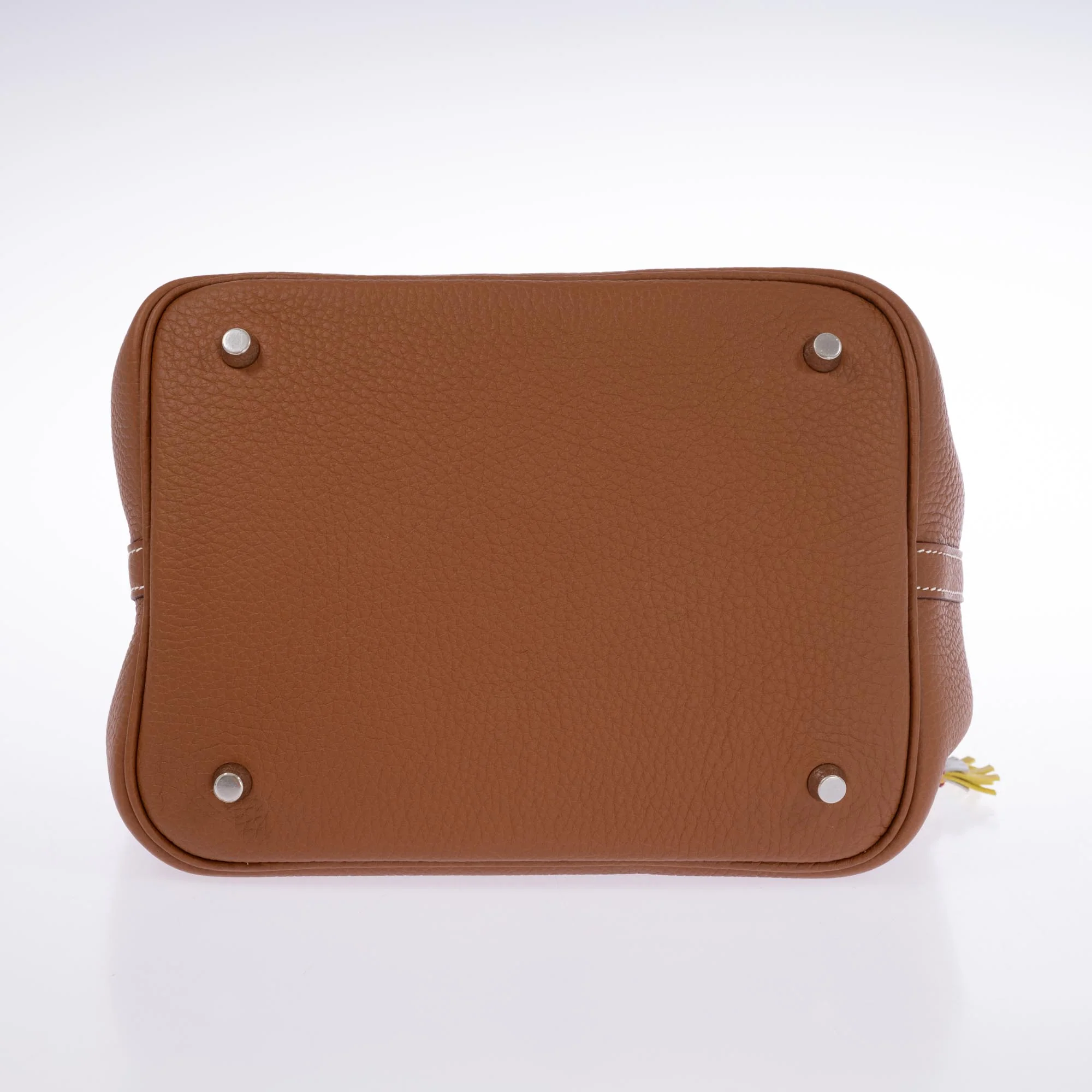 Hermès Picotin Lock 22 Gold Taurillon Clemence with Palladium Hardware