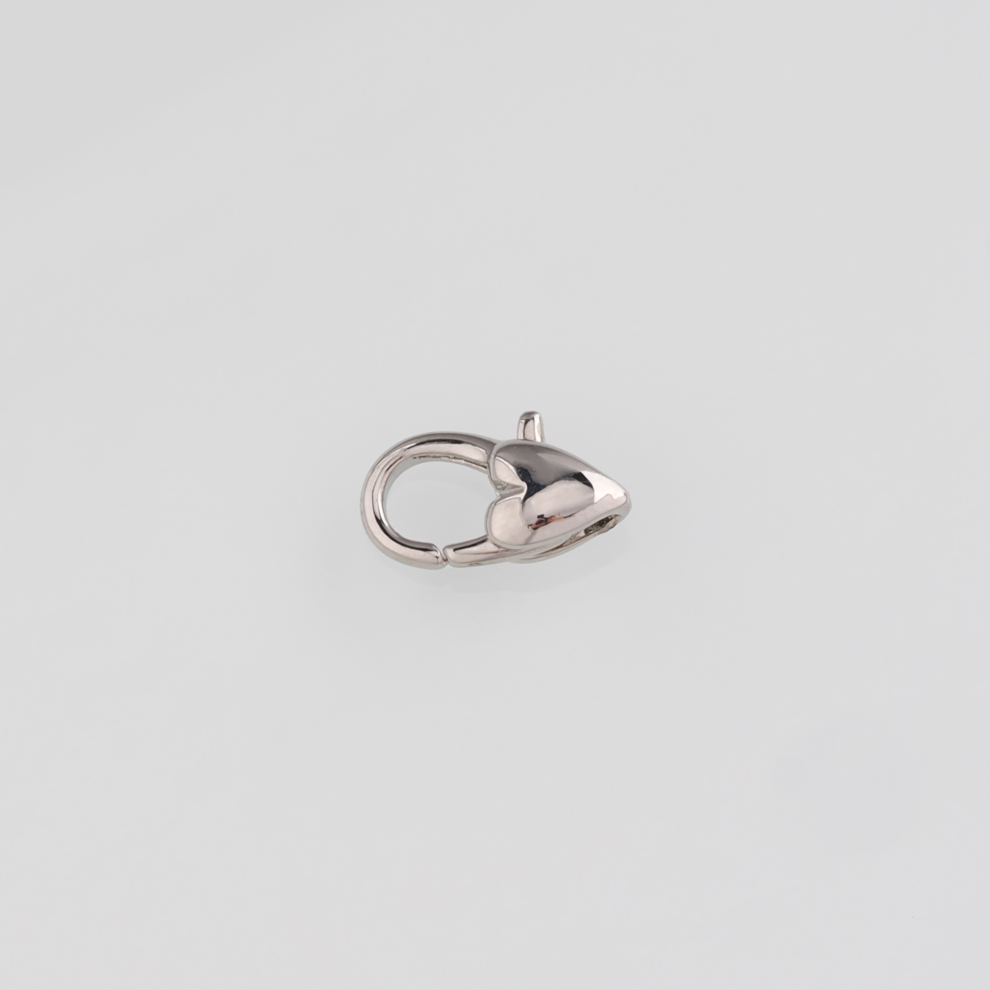 18K Gold Filled Lobster Claw Clasp,Heart Lobster Clasp Lock,Spring Buckle for DIY Jewelry Necklace Bracelet