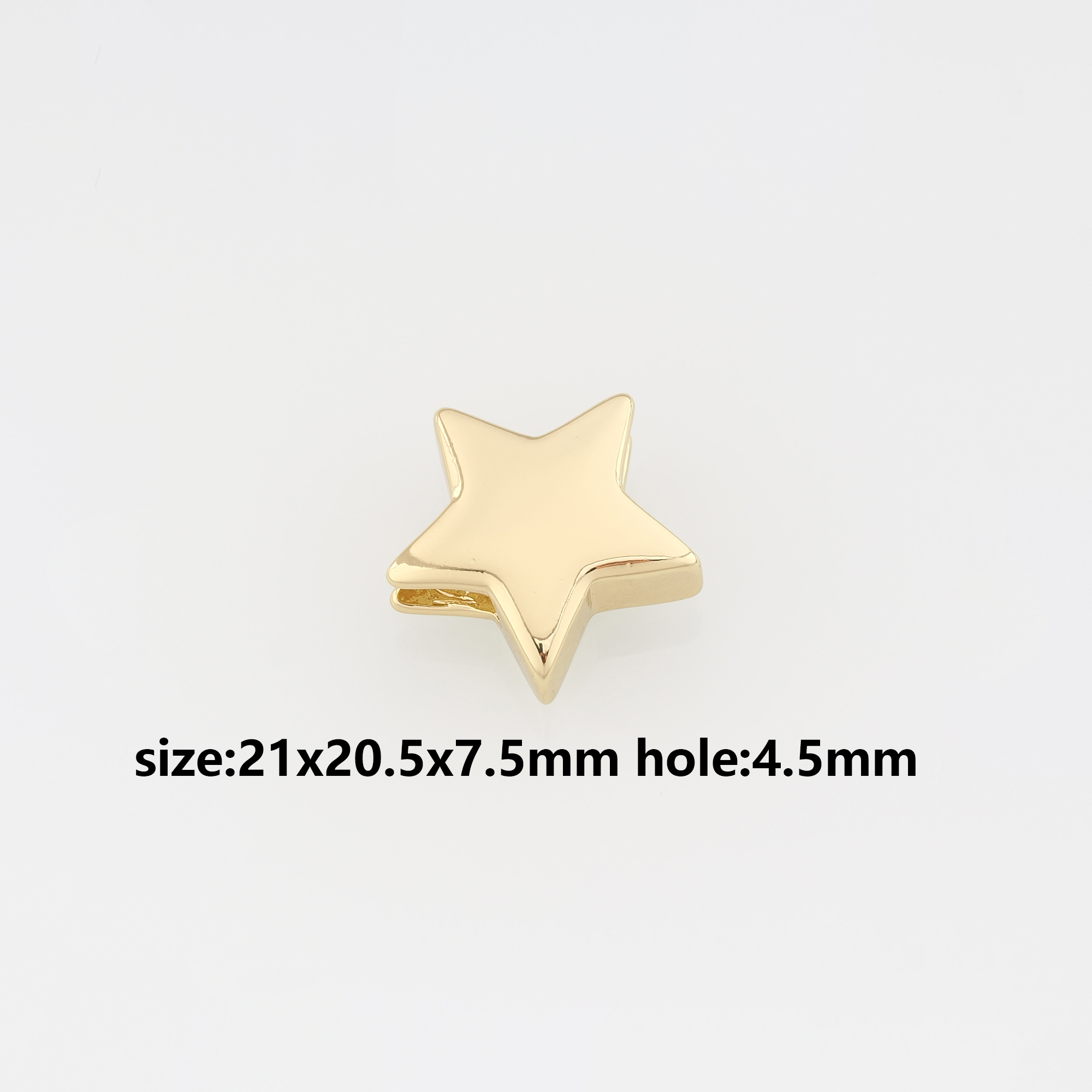 18K Gold Filled Star Spacer Beads,Celestial Spacer Beads,Necklace And Bracelet Making,DIY Jewelry Supply
