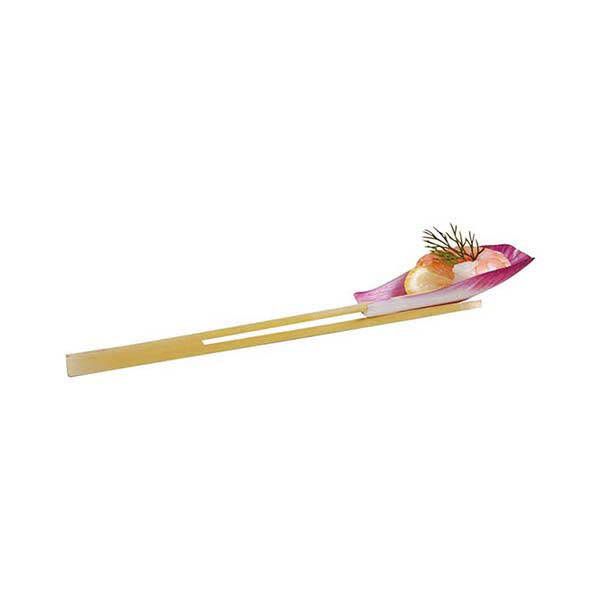 Packnwood 209BBLK101 3.9 in. Dual ProngBamboo Double Pick Skewer Pack of 2000