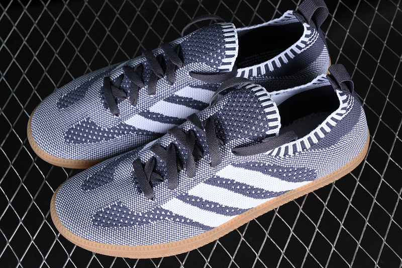 Adidas Samba Sock Primeknit White/Blue/Brown CQ2686