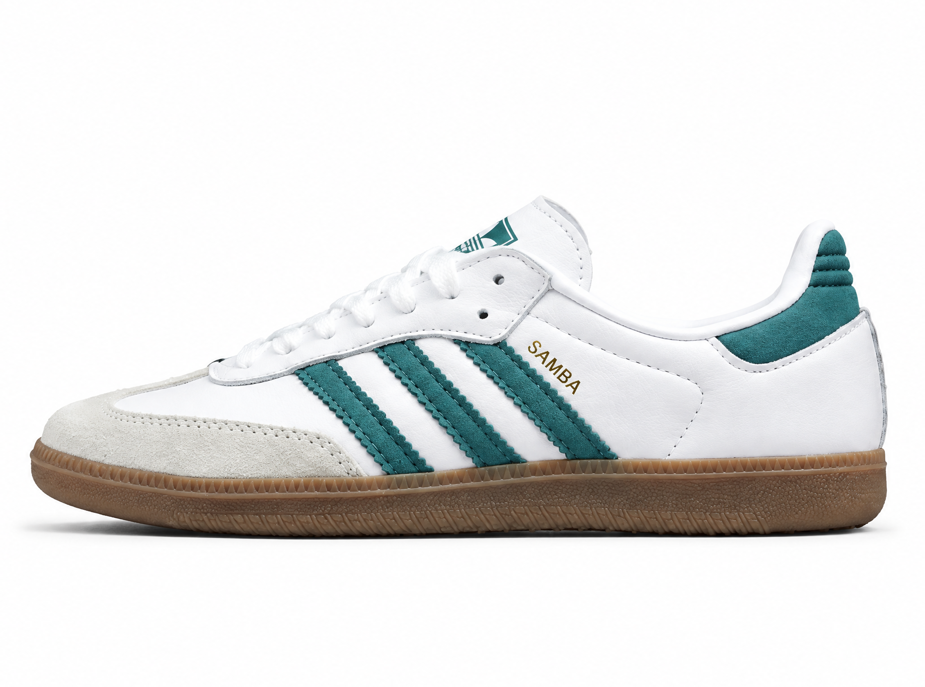 Adidas Samba Og Shoes Cloud White/Green B75680