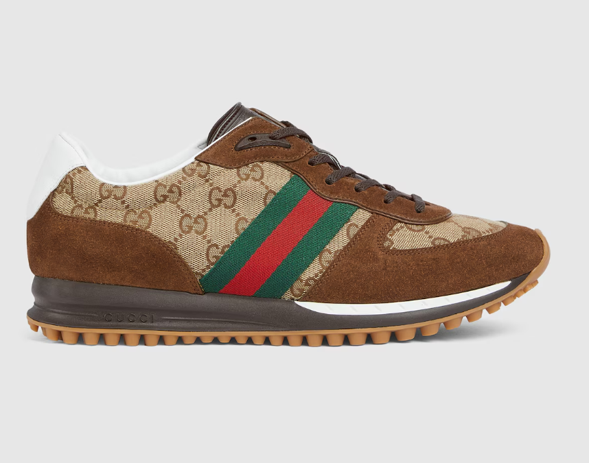 Gucci Re-Motion sneaker Beige and dark brown GG canvas