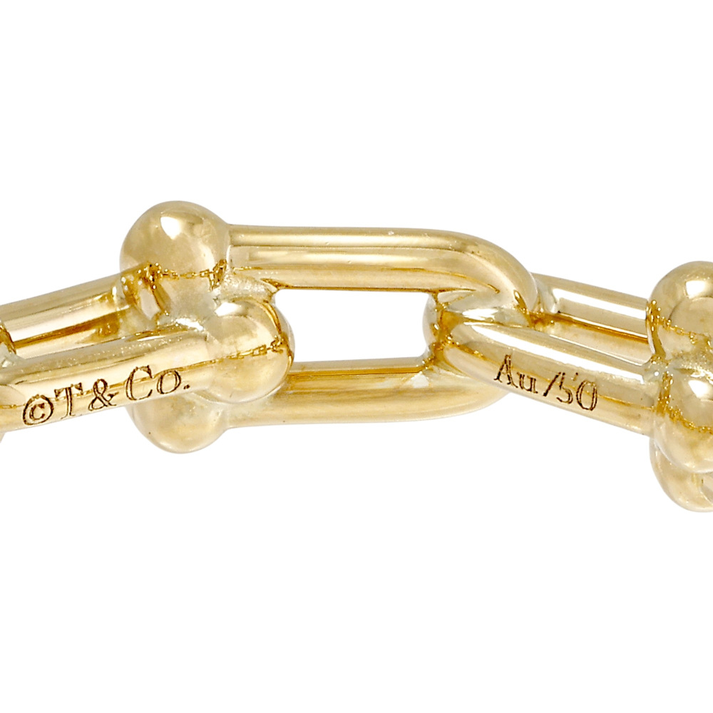 Tiffany & Co. Hardware Micro Link Ring 18K Yellow Gold 72667182