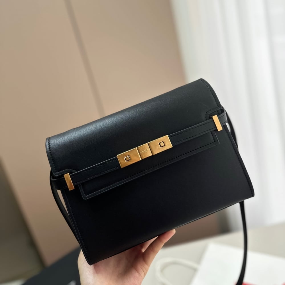 Saint Laurent Manhattan Small In Box Black 24Cm